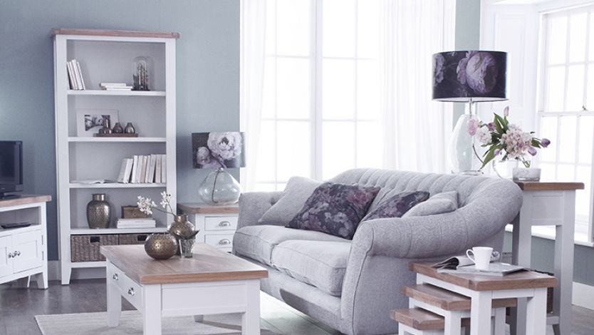 Freshen up this Spring with a shabby chic living room