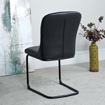 Firenza Black Dining Chair (Set of 2)