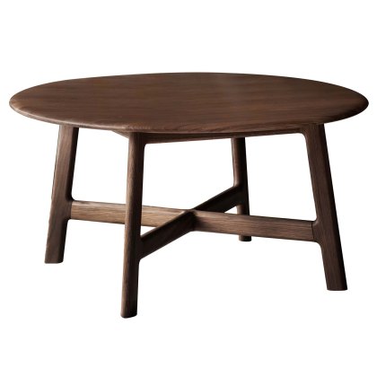 Madison Round Coffee Table in Walnut