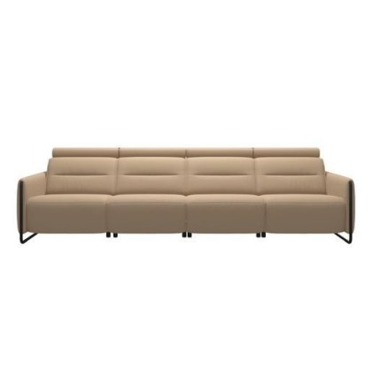 Stressless Emily 4 Seater Sofa - Steel Arms