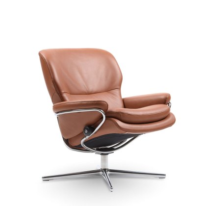 Stressless Rome Low Back Chair with Cross Base