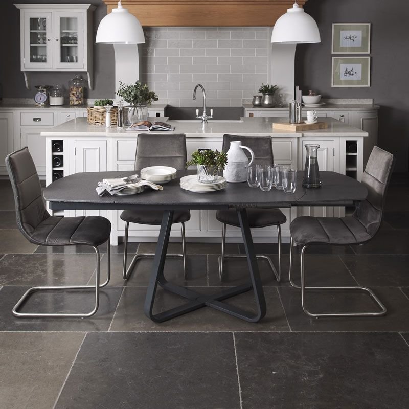 Woods Palermo Grey Extendable Dining Table