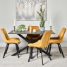 Eastcote 135cm Dining Table - Black