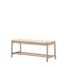 Woods Harrogate Rope Bench in Natural