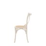 Woods Cradley White Dining Chair with Rattan Seat (Set of 2)