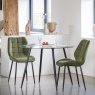 Woods Malvern Bottle Green Dining Chair (Set of 2)