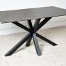 Woods Eastcote Ceramic Dining Table 150cm - Black
