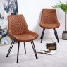 Woods Finnick Tan Dining Chair (Set of 2)