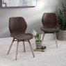 Clearance Durada Light Brown Dining Chair (Set of 2)