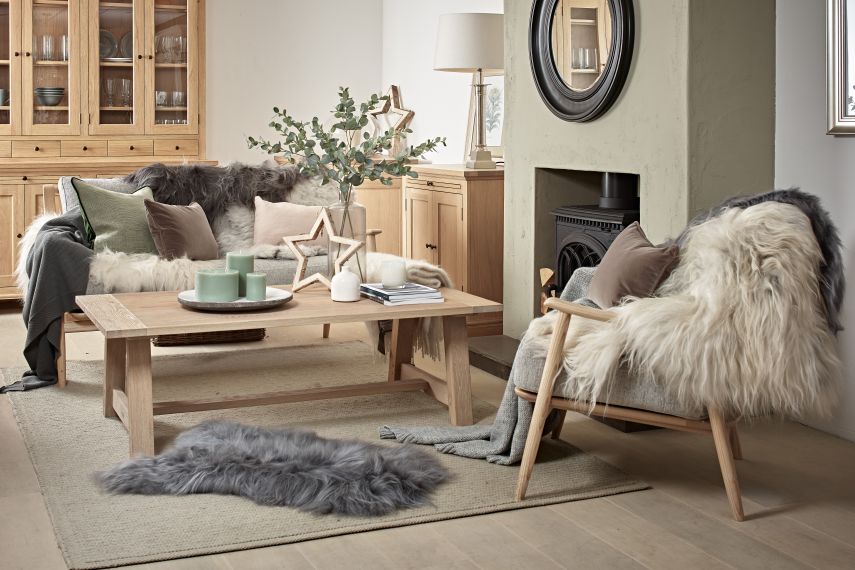 Sheepskin Rugs and Sheepskin Throws for your Living room