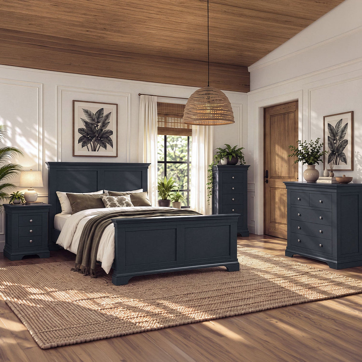 Provence Bedroom Collection Black