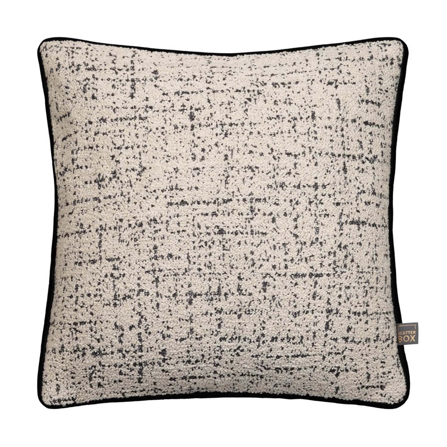 Coco Cushion - Cream/Black 43x43cm