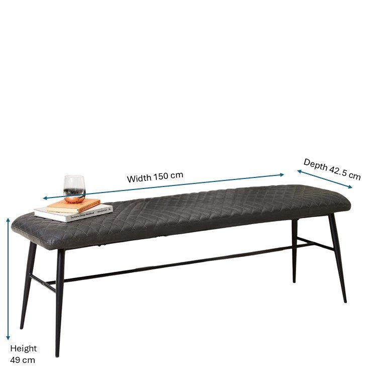 Ripley Flat Bench - Grey
