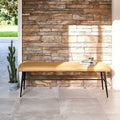 Ripley Flat Bench - Mustard