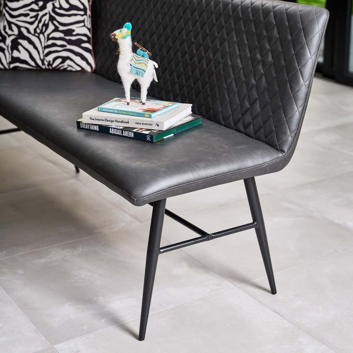 Ripley Corner Bench Left Hand Facing - Grey