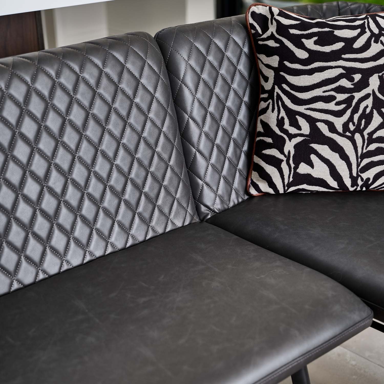 Ripley Corner Bench Left Hand Facing - Grey