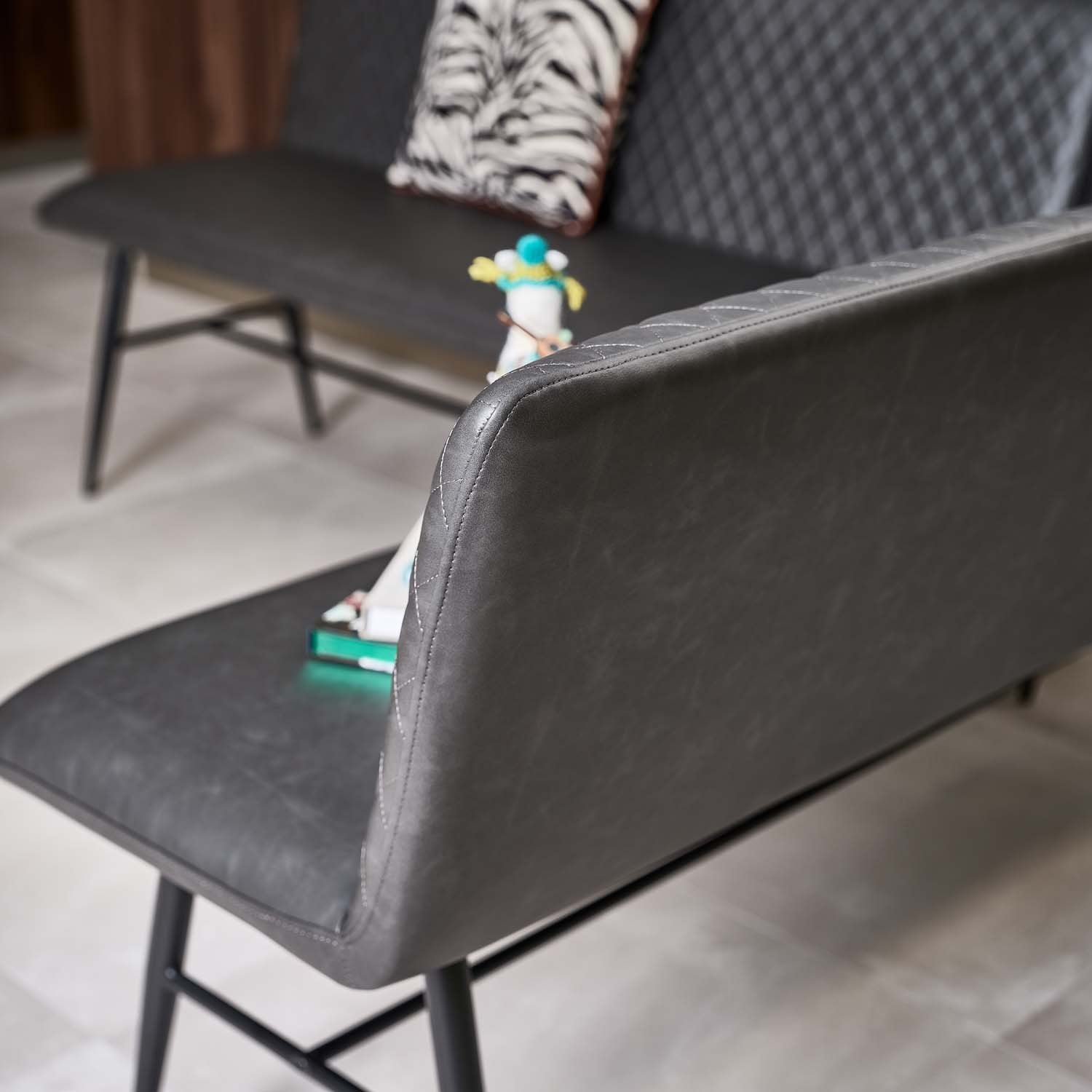 Ripley Corner Bench Left Hand Facing - Grey