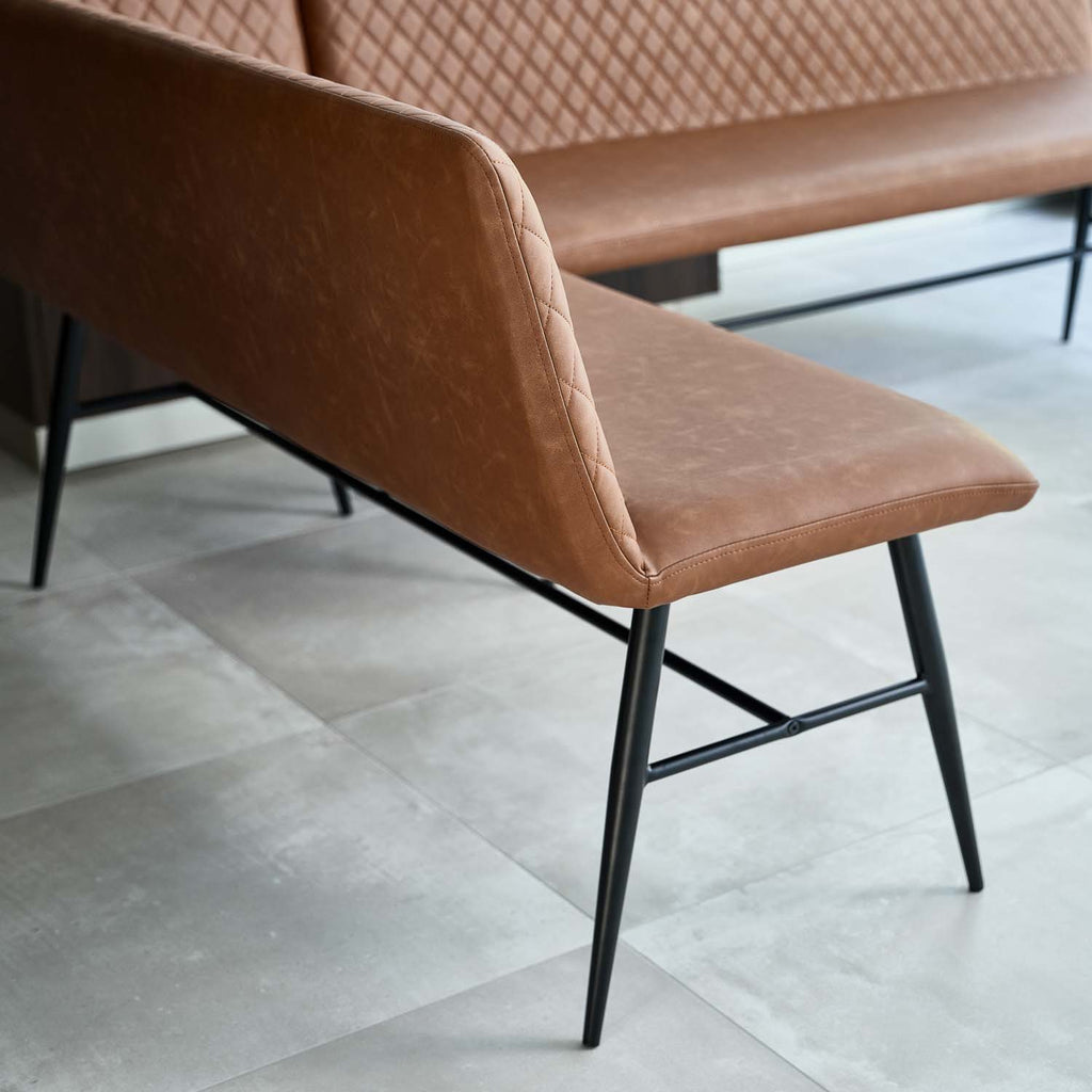 Ripley Corner Bench Left Hand Facing - Tan