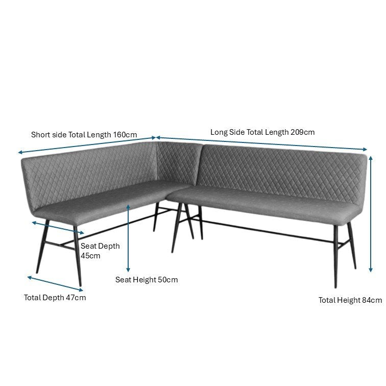 Ripley Corner Bench Right Hand Facing - Tan