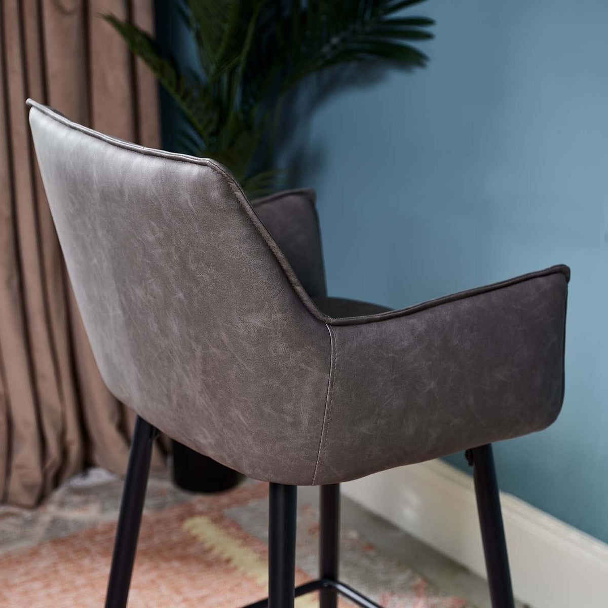 Marcus Bar Stool - Grey (Set of 2)