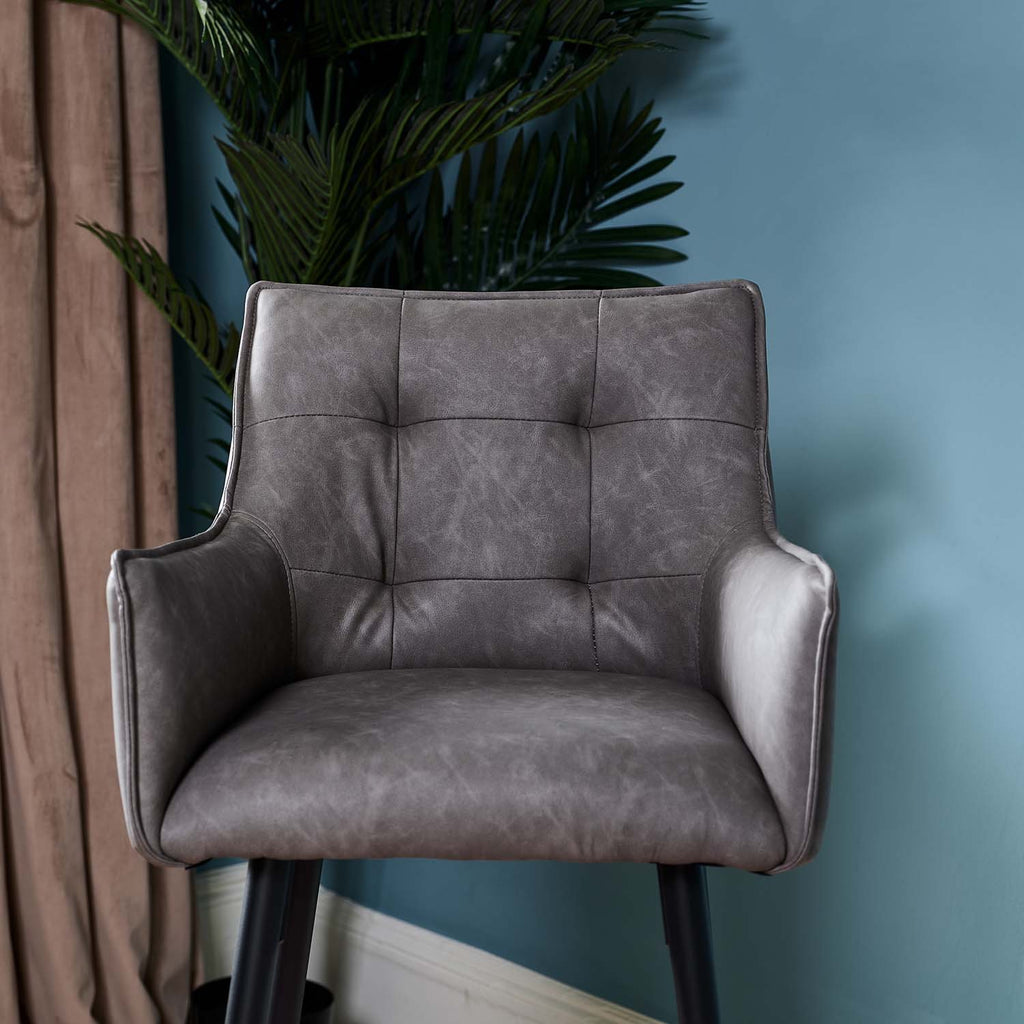 Marcus Bar Stool - Grey (Set of 2)