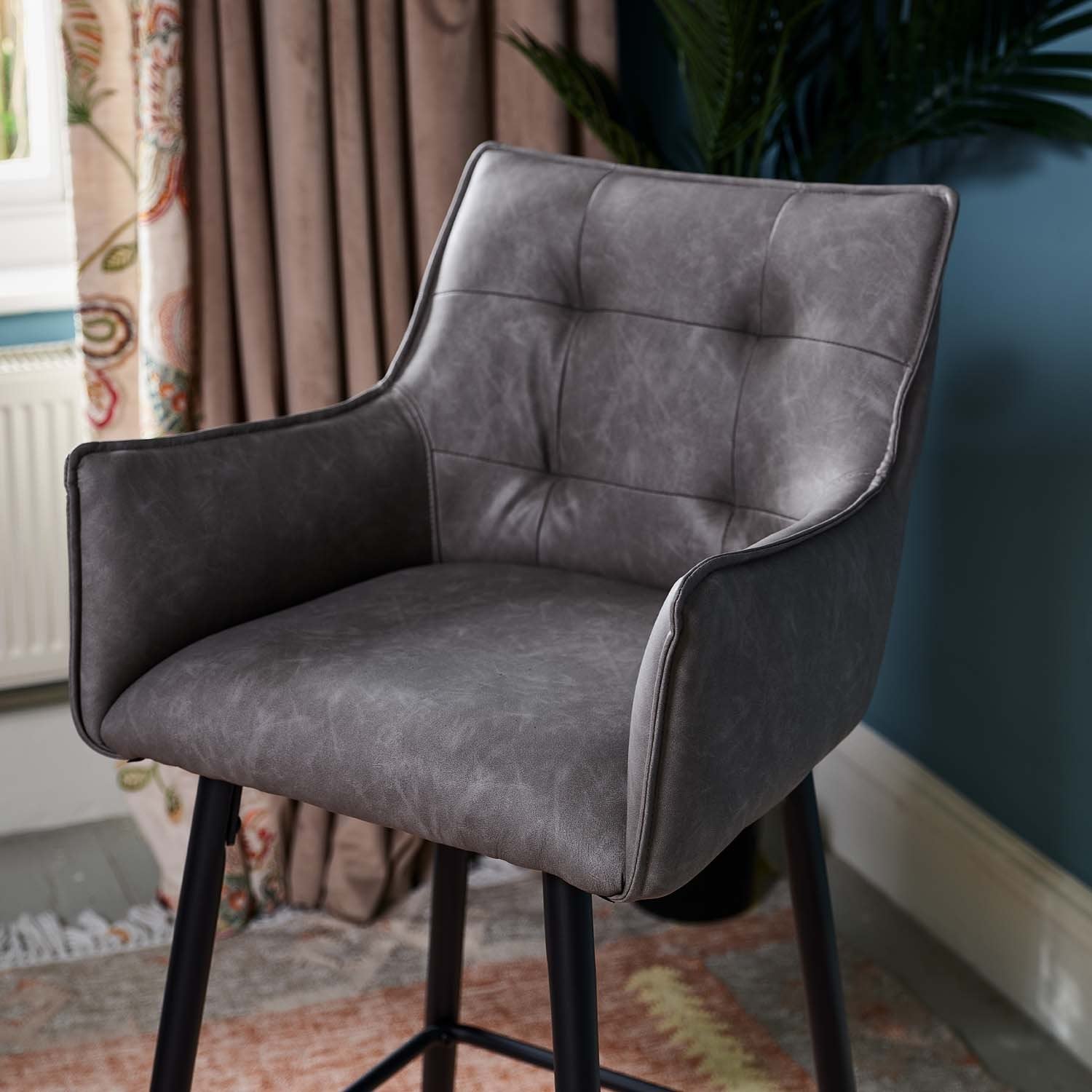 Marcus Bar Stool - Grey (Set of 2)