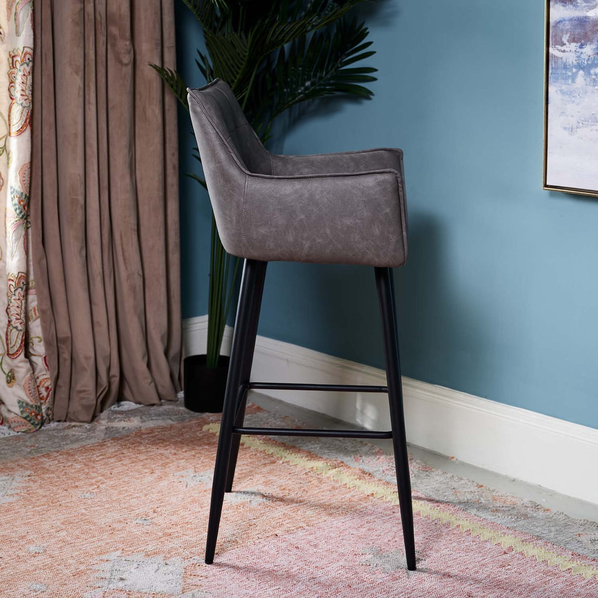 Marcus Bar Stool - Grey (Set of 2)