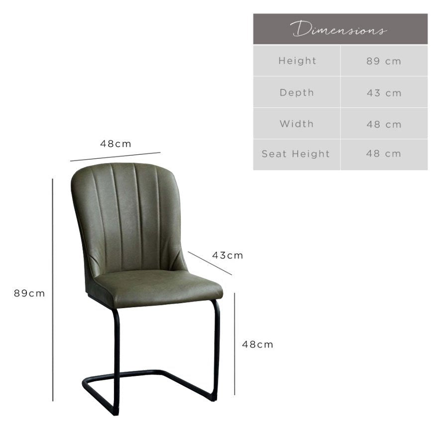 Firenza Olive Dining Chair (Set of 2)