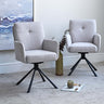 Parma Silver Dining Chair - Pocket Sprung (Set of 2)