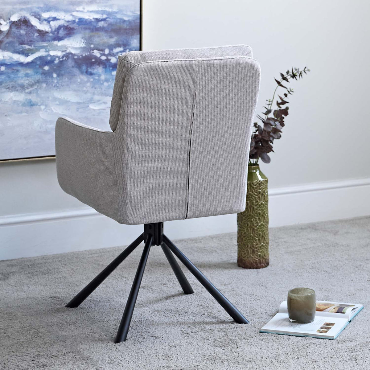 Parma Silver Dining Chair - Pocket Sprung (Set of 2)