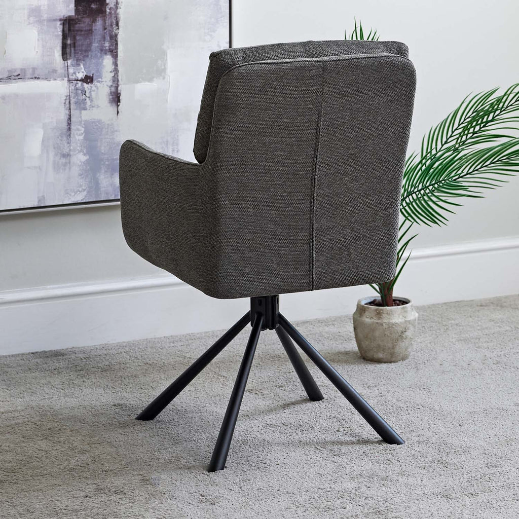 Parma Grey Dining Chair - Pocket Sprung (Set of 2)