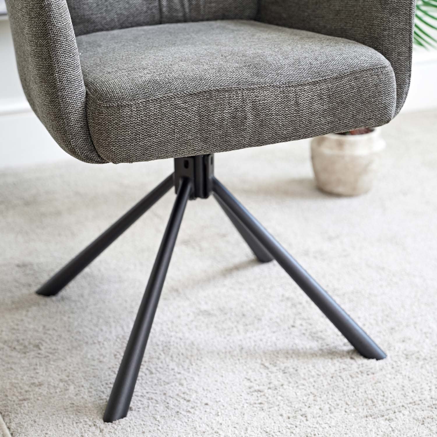Parma Grey Dining Chair - Pocket Sprung (Set of 2)