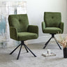 Parma Dark Green Dining Chair - Pocket Sprung (Set of 2)