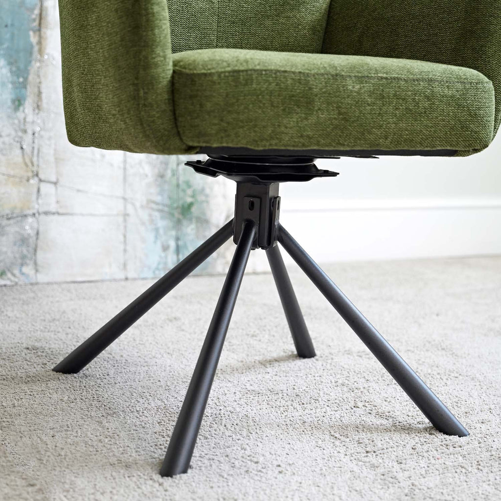 Parma Dark Green Dining Chair - Pocket Sprung (Set of 2)