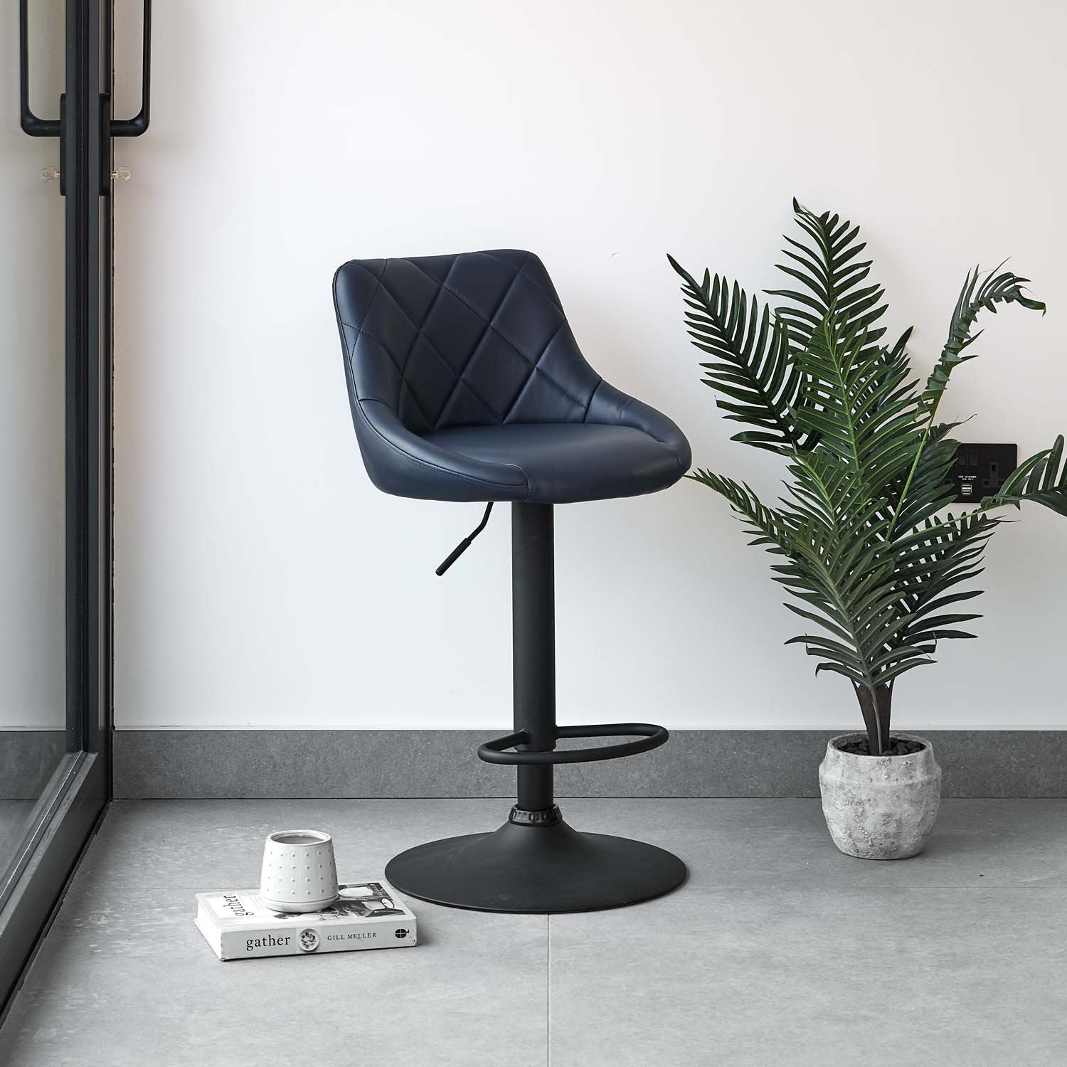 Jonathan Bar Stool in Blue