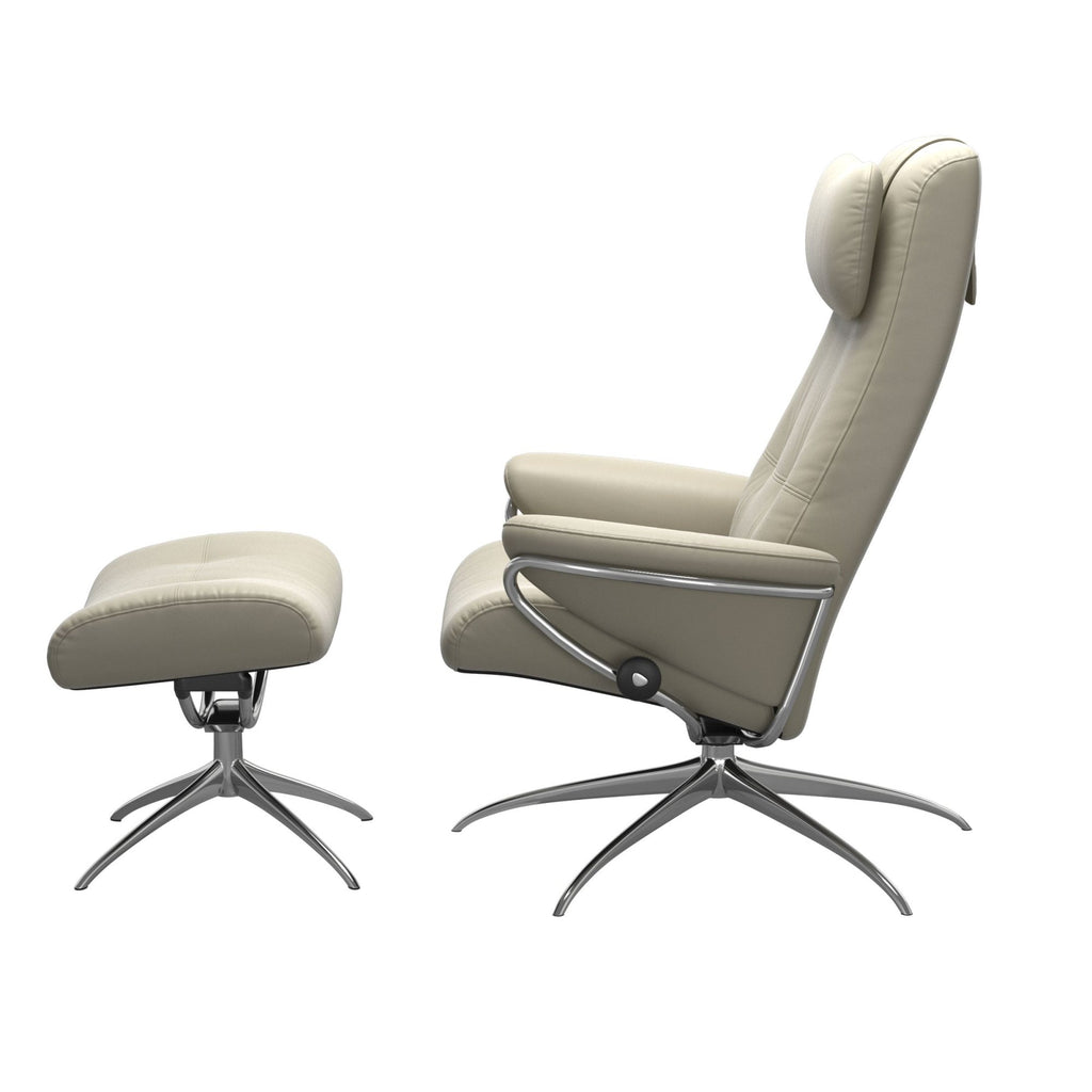 Stressless Berlin High Back Recliner with Star Base