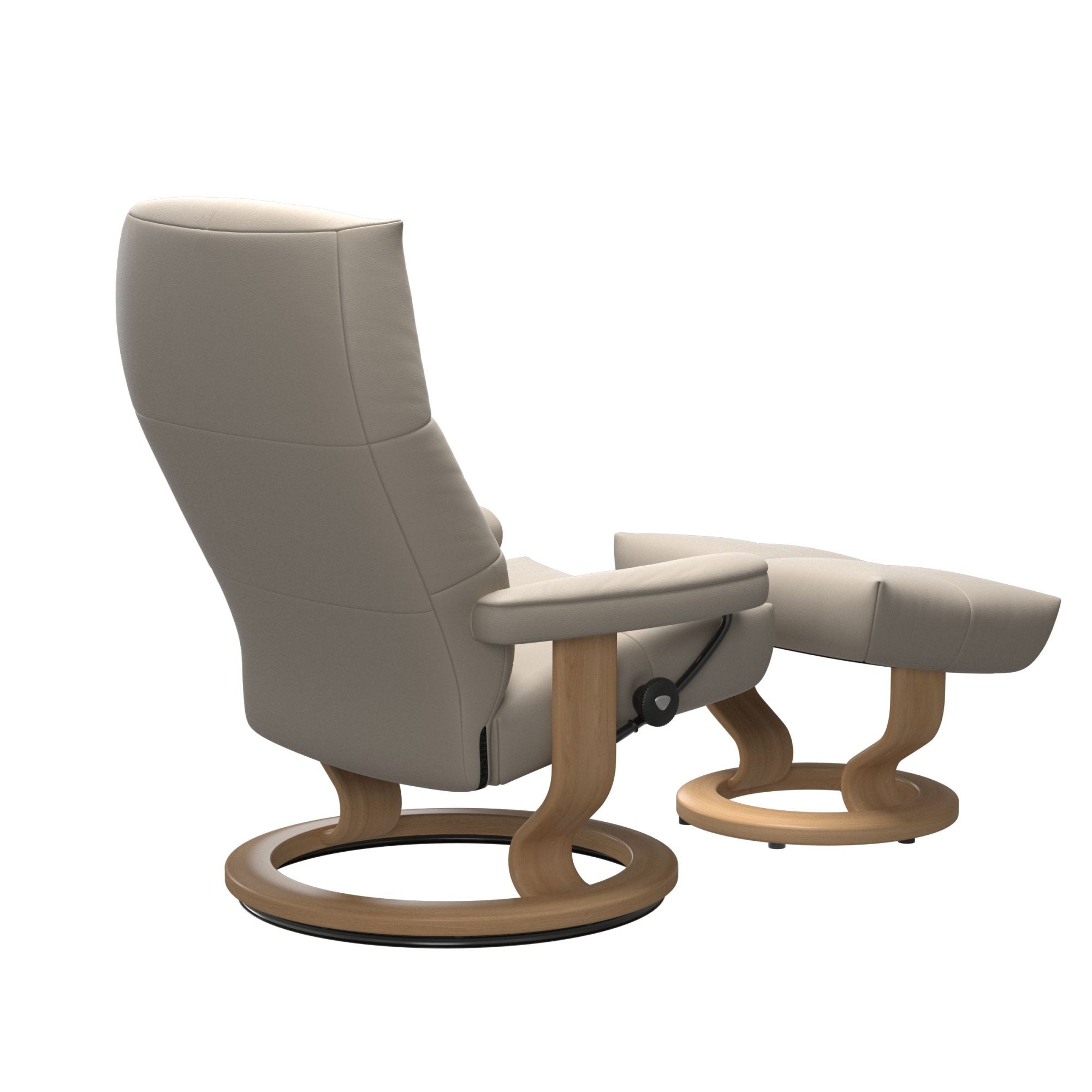 Stressless David Recliner with Classic Base and Footstool