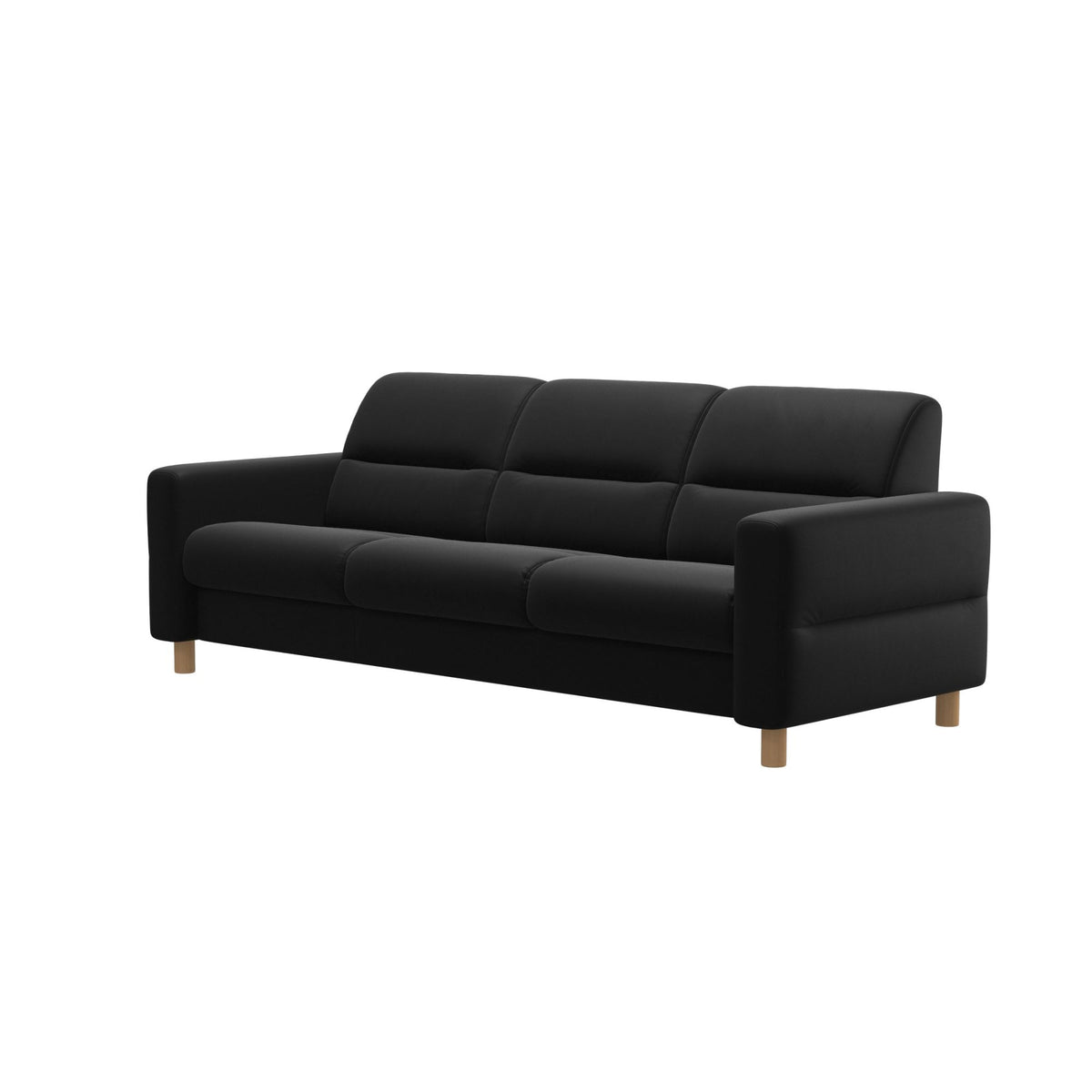 Stressless Fiona 3 Seater Sofa Wood Arms
