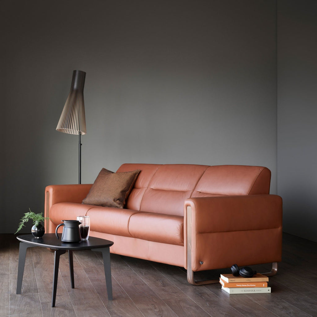 Stressless Fiona 3 Seater Sofa Wood Arms
