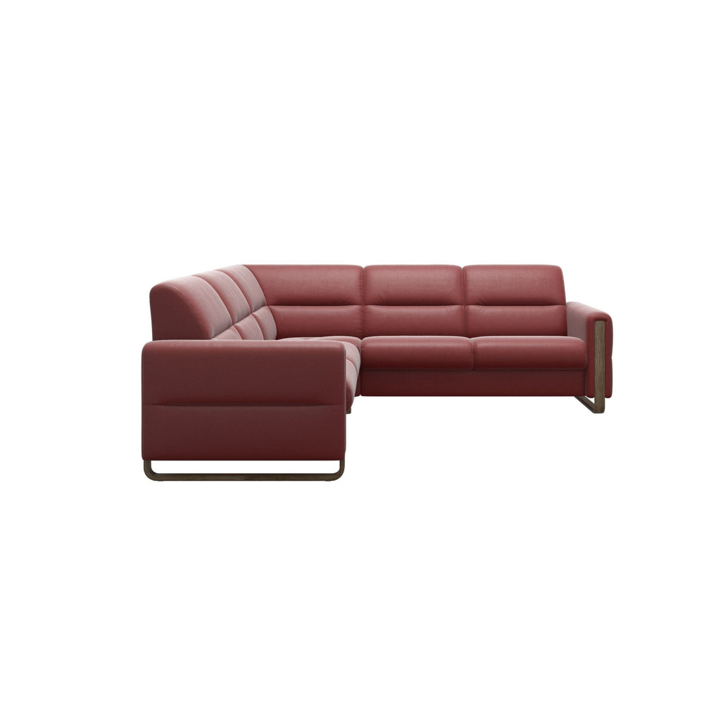 Stressless Fiona 2x2 Seater Corner Sofa Wood Arms