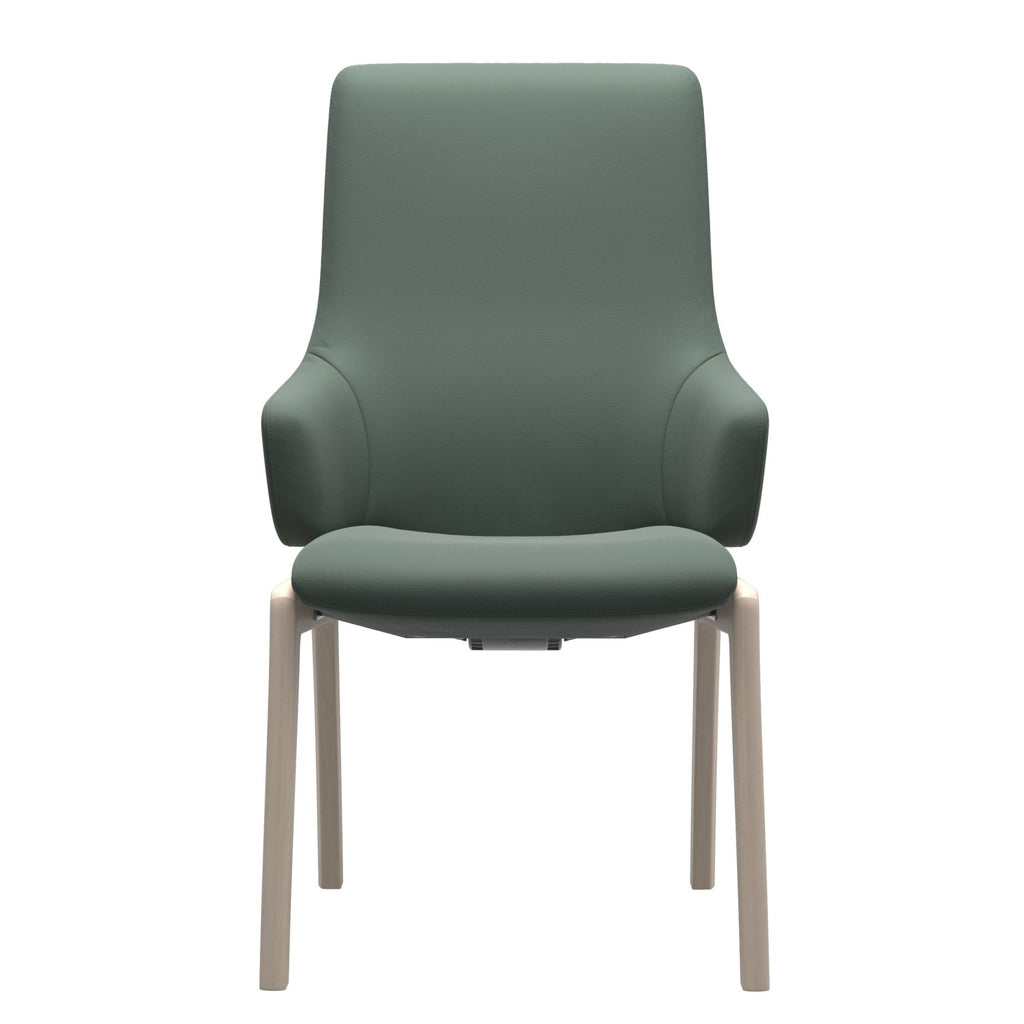 Stressless Laurel High Back Dining Chair with Traditional Base