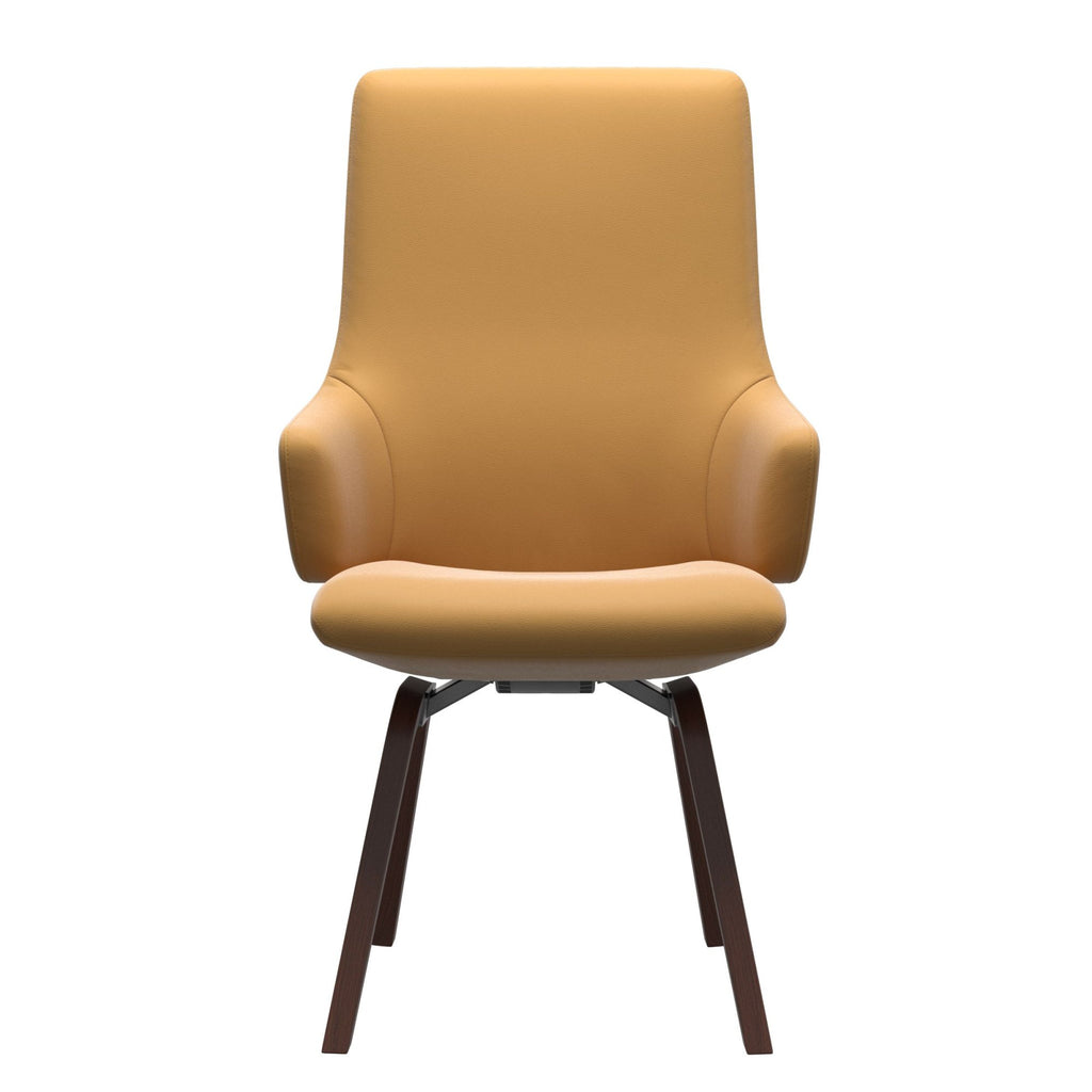 Stressless Laurel High Back Dining Chair with Contemporary Base