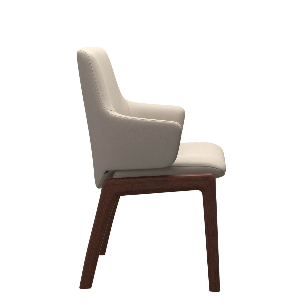 Stressless Laurel Low Back Dining Chair with Traditional Base