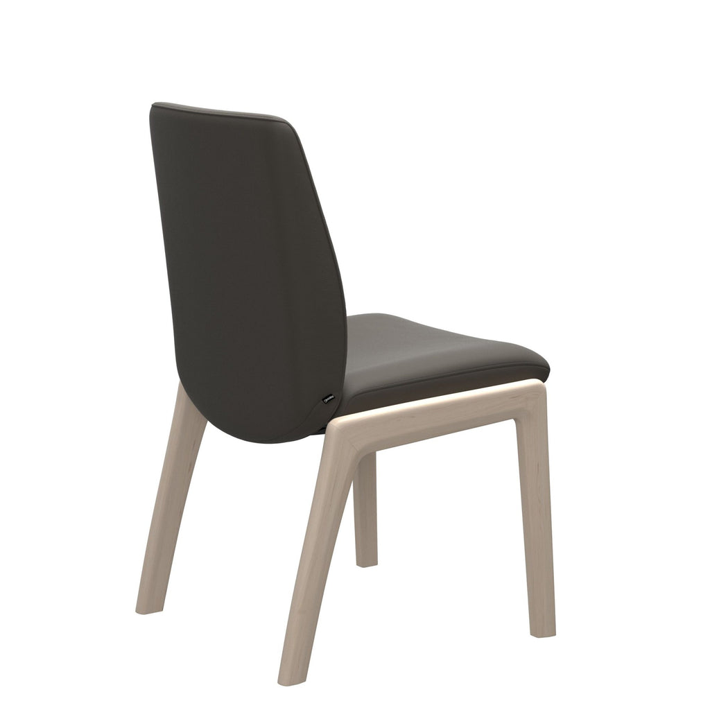 Stressless Laurel Low Back Dining Chair with Traditional Base