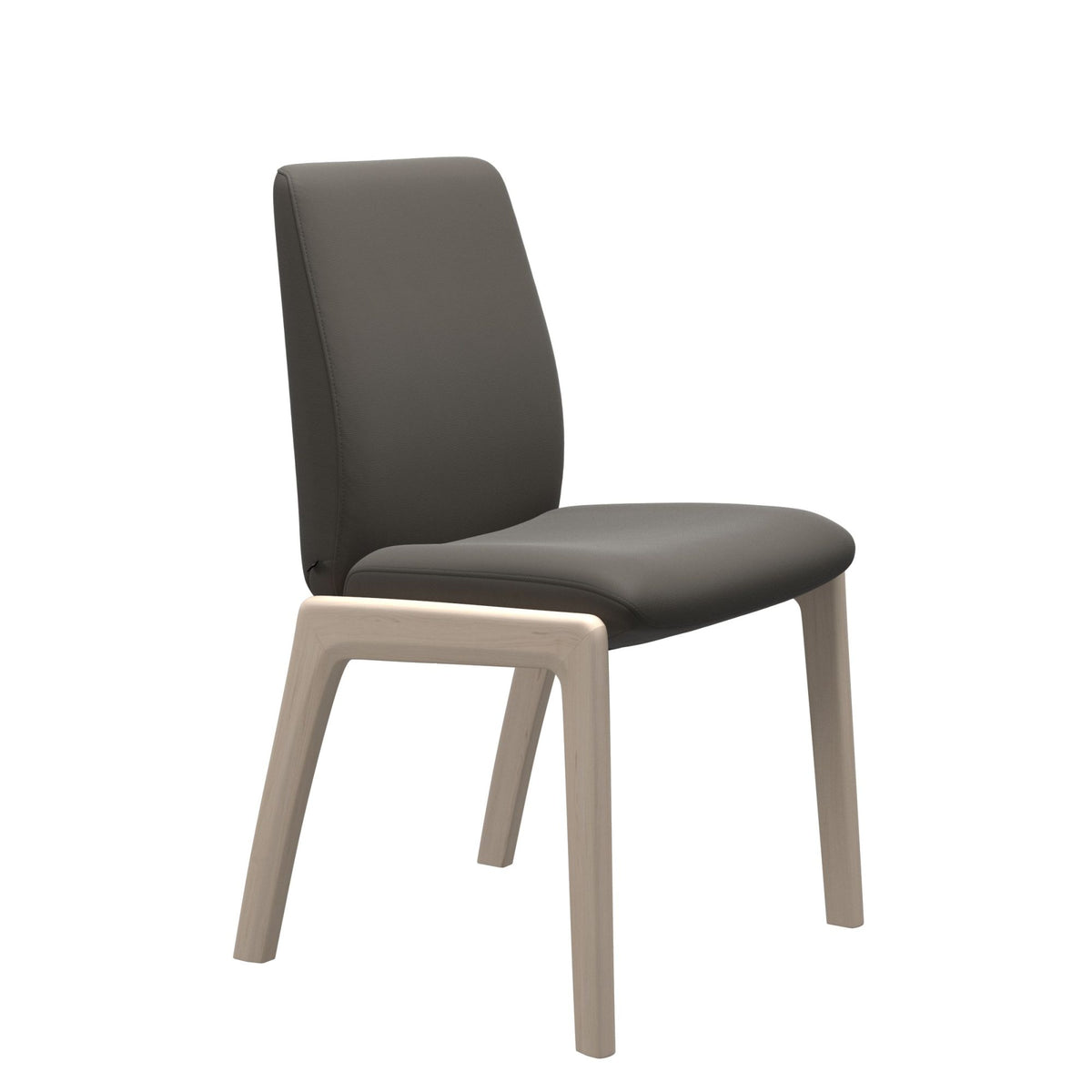 Stressless Laurel Low Back Dining Chair with Traditional Base