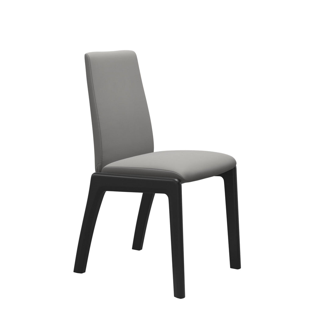 Stressless Laurel Low Back Dining Chair with Traditional Base