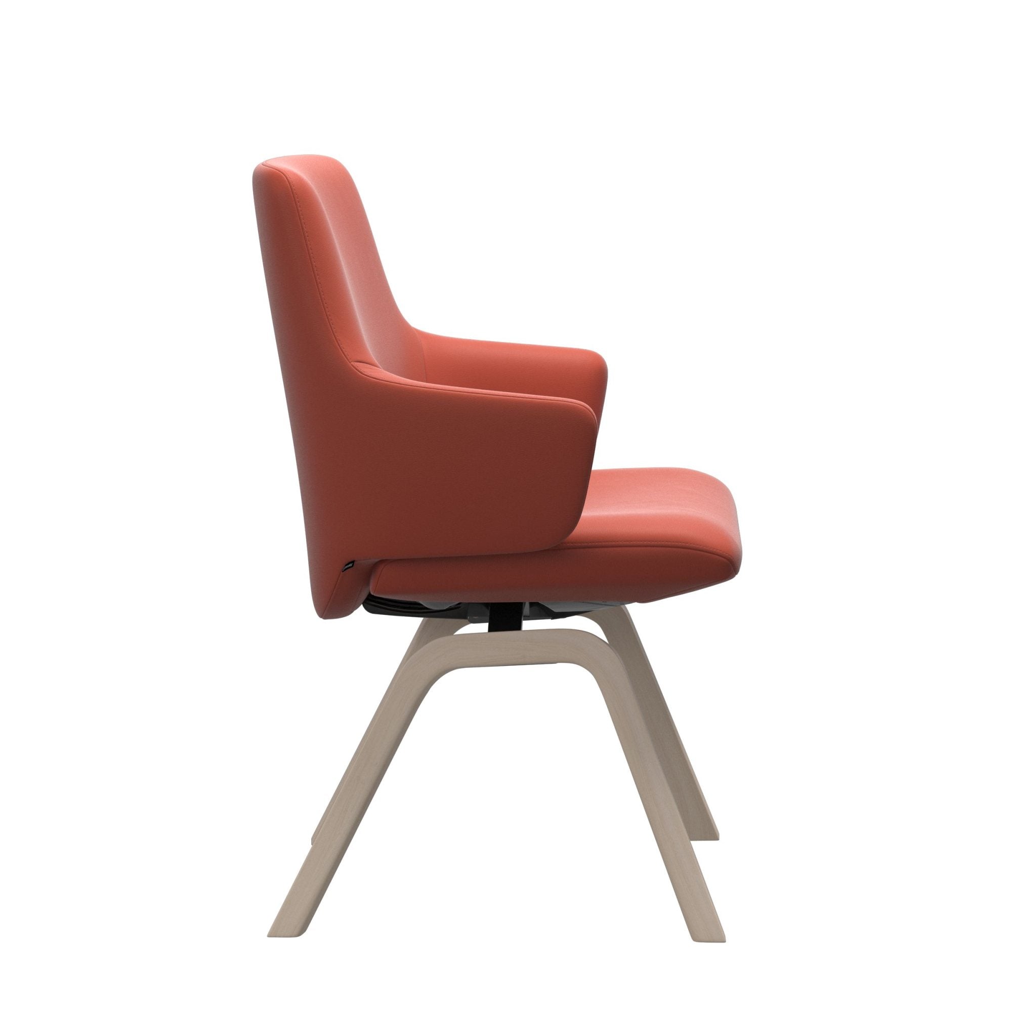 Stressless Laurel Low Back Dining Chair with Contemporary Base
