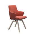 Stressless Laurel Low Back Dining Chair with Contemporary Base