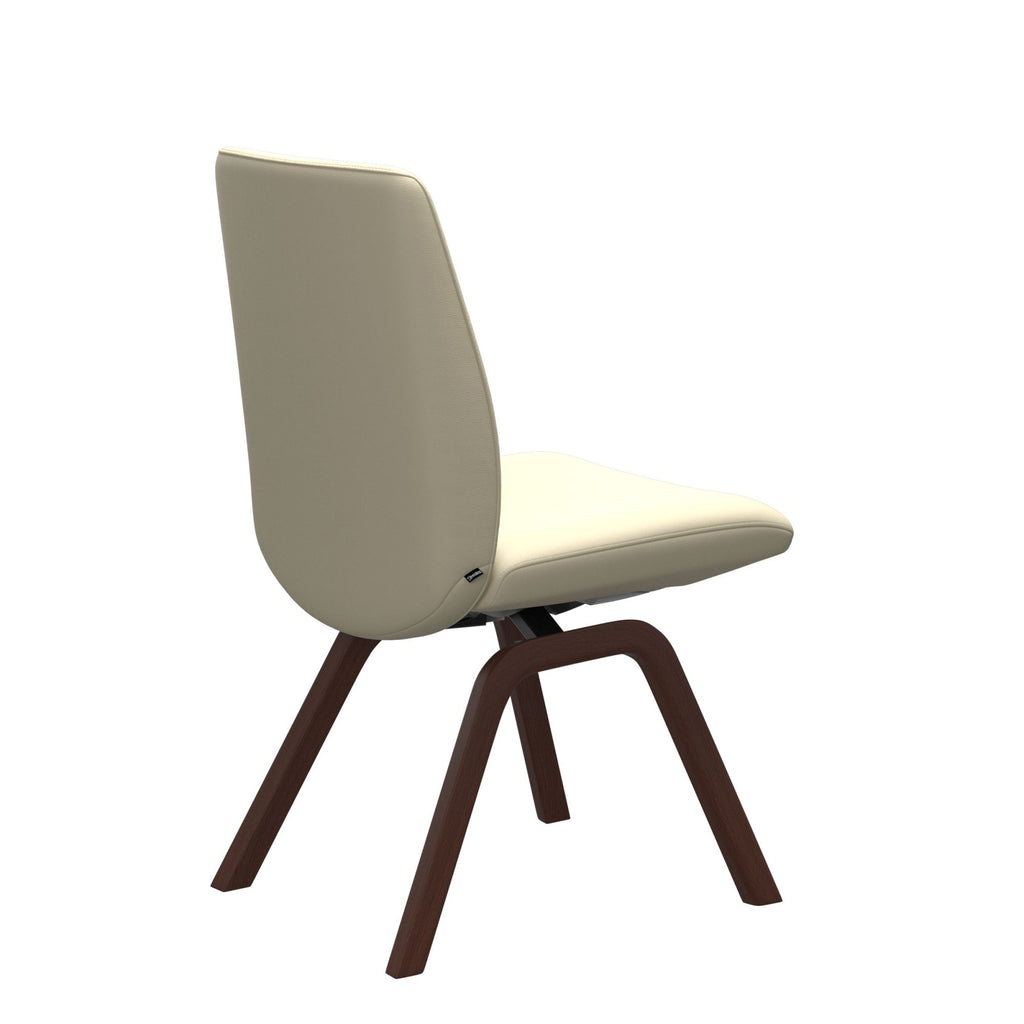 Stressless Laurel Low Back Dining Chair with Contemporary Base