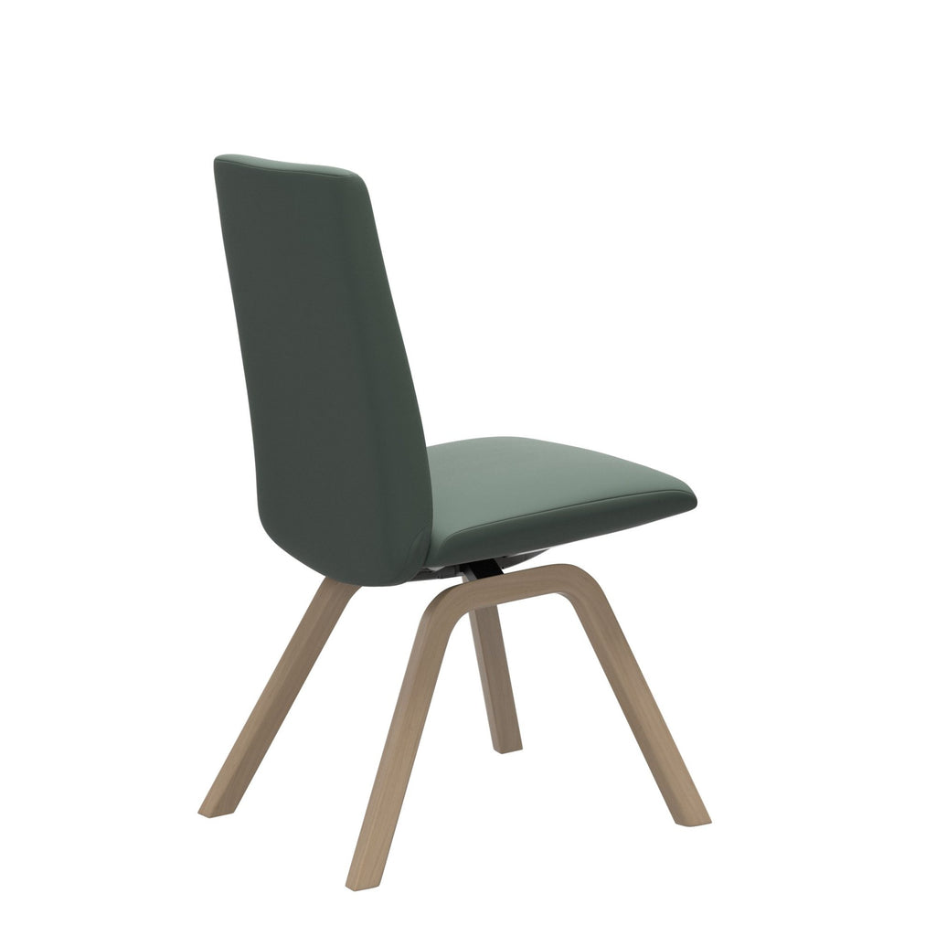 Stressless Laurel Low Back Dining Chair with Contemporary Base
